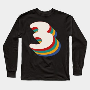 Number 3 Long Sleeve T-Shirt